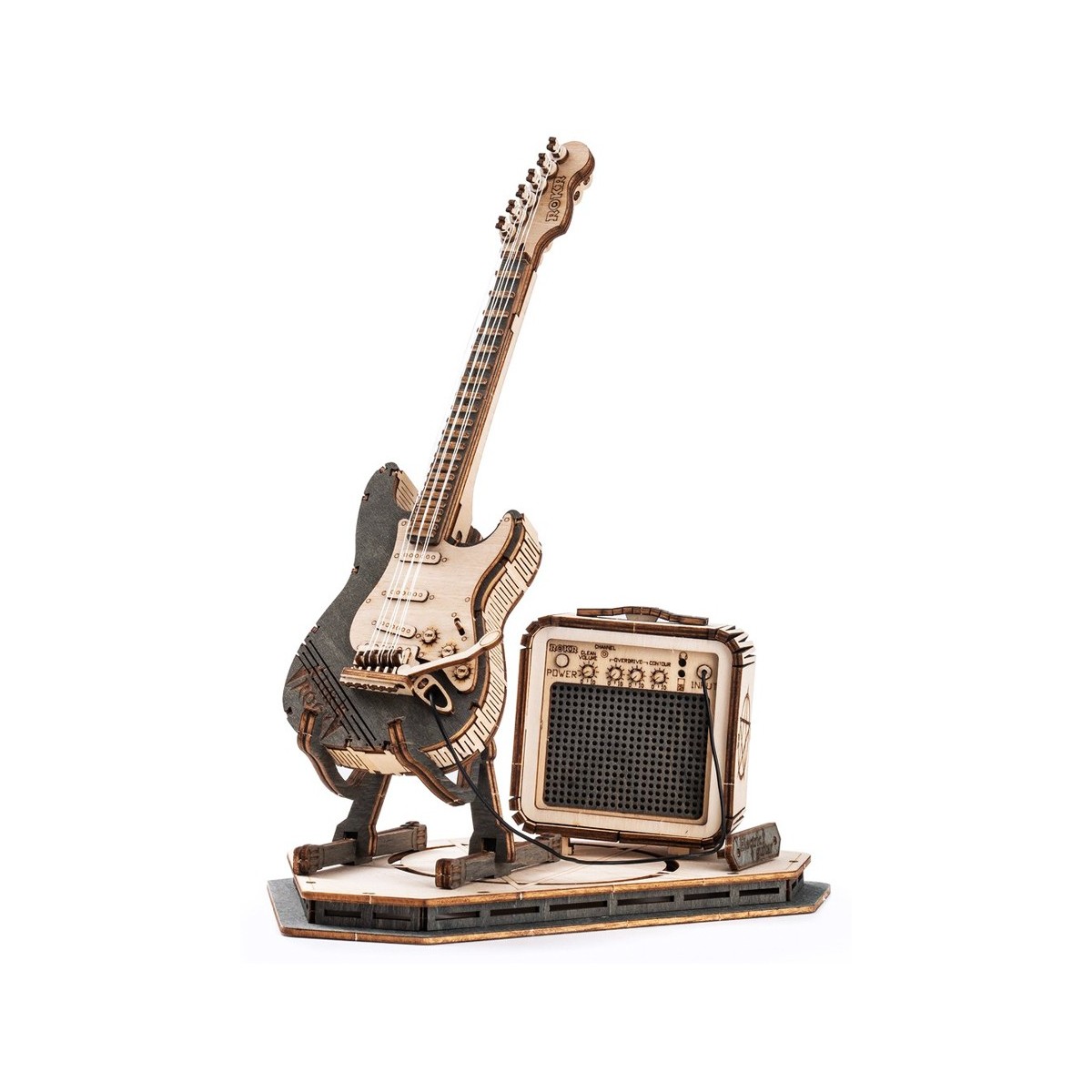 Maquette en bois guitare électrique