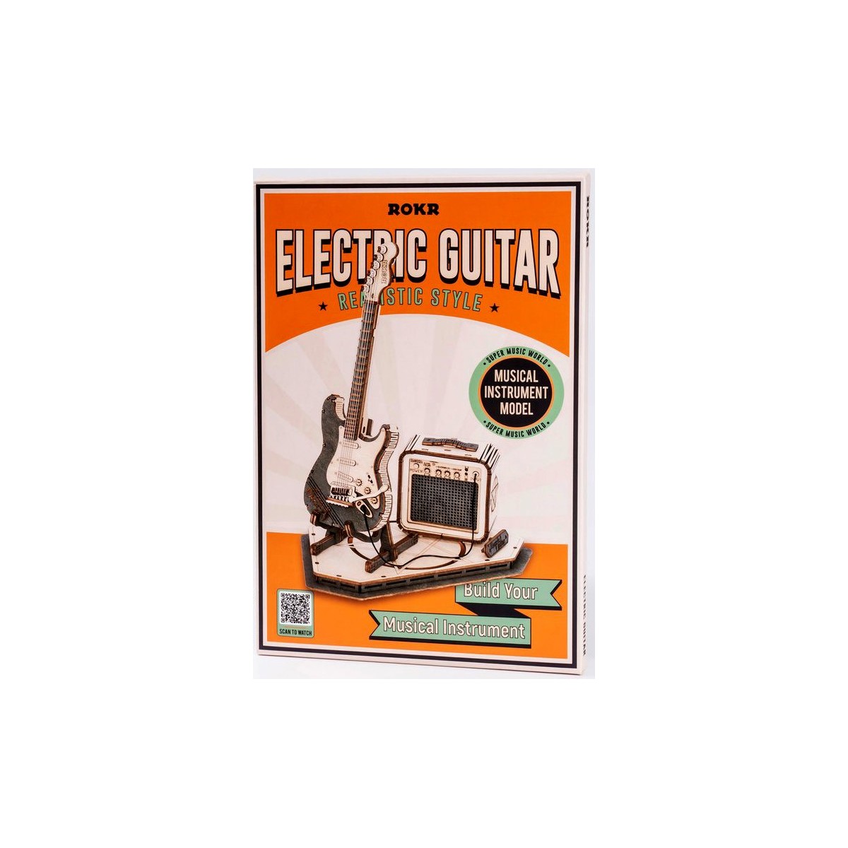 Maquette en bois guitare électrique