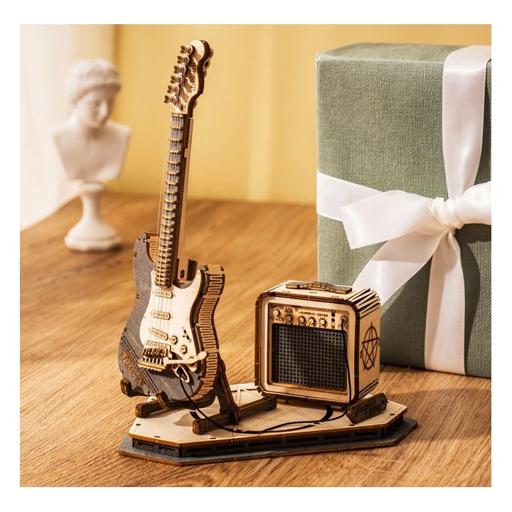 Maquette en bois guitare électrique