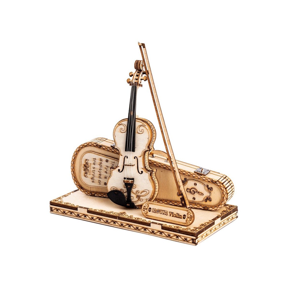 Maquette en bois Violon