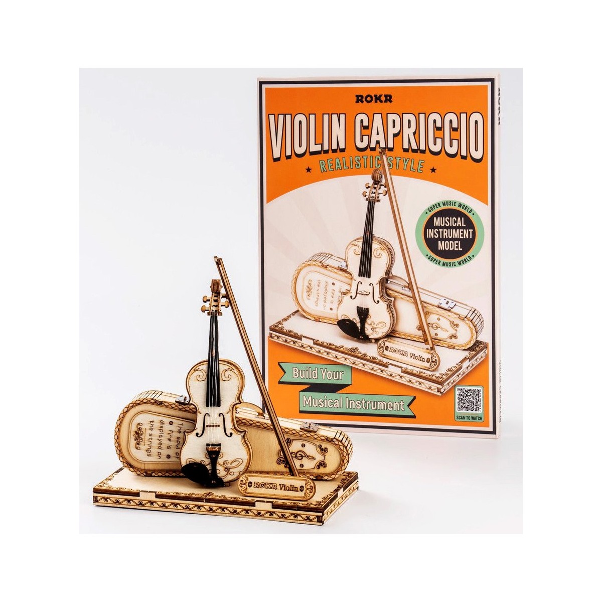 Maquette en bois Violon