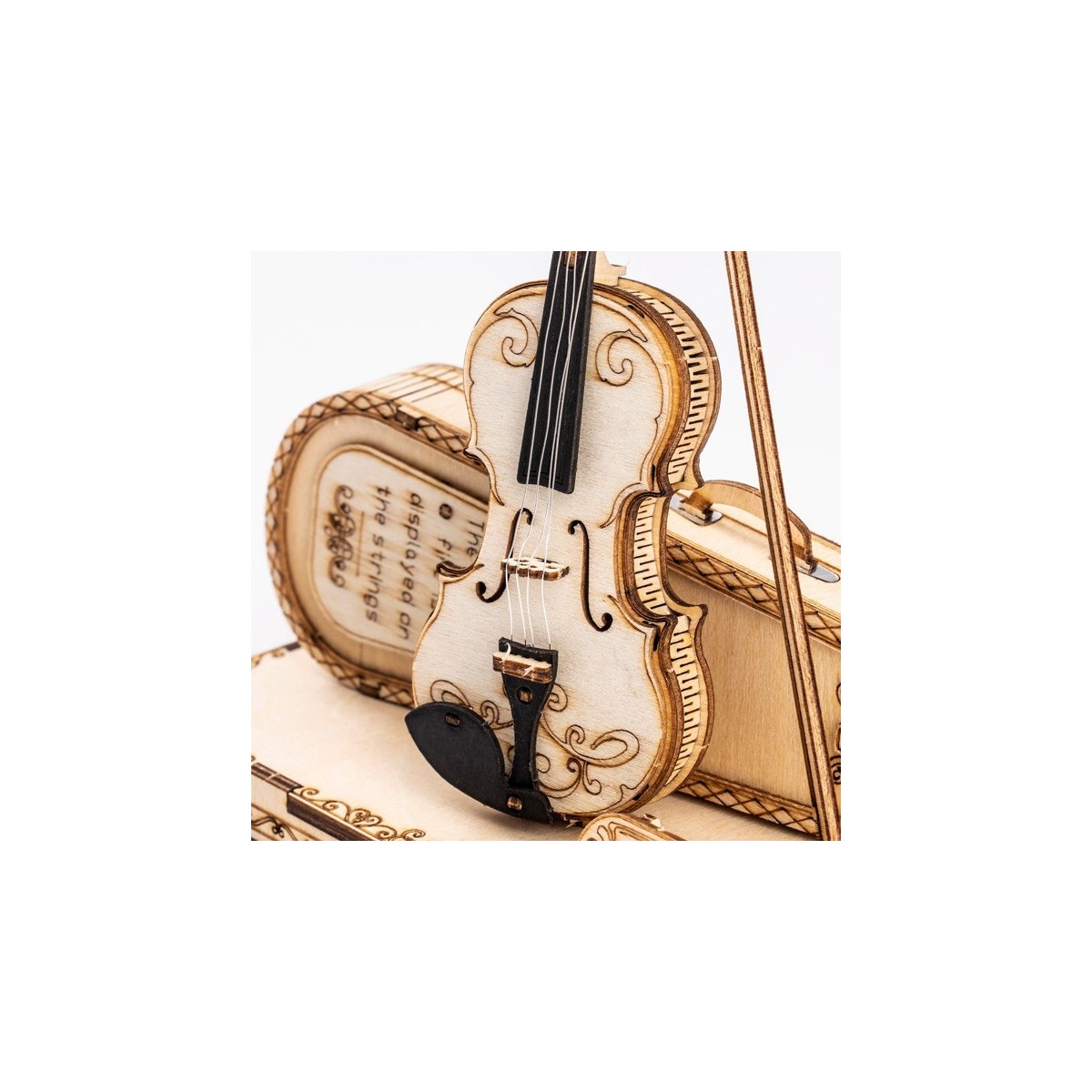 Maquette en bois Violon