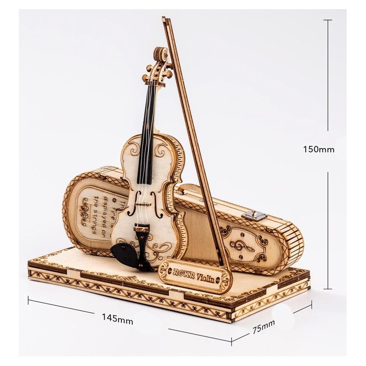 Maquette en bois Violon
