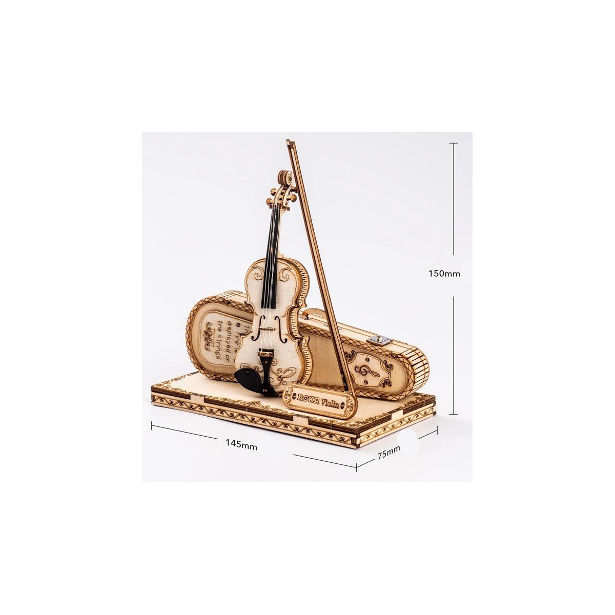 Maquette en bois Violon