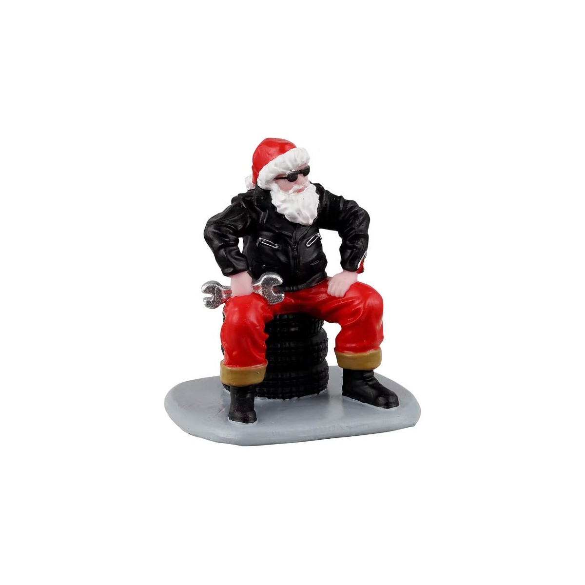 Père Noël mécanicien Lemax