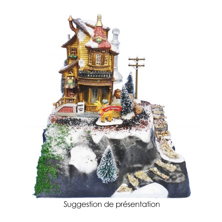 Montagne enneigée 25 cm