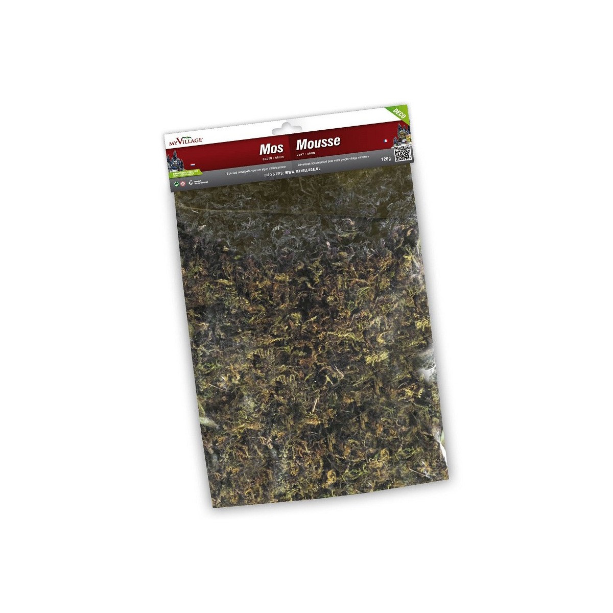 Mousse brun vert Sachet 120 g