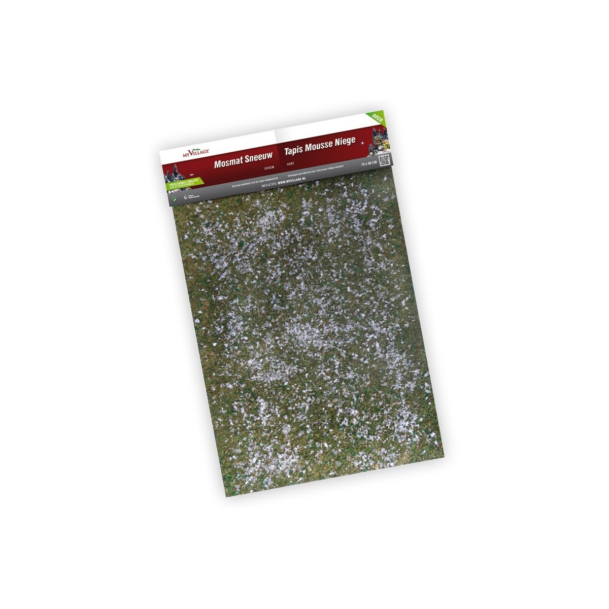 Tapis mousse et neige 70x50 cm