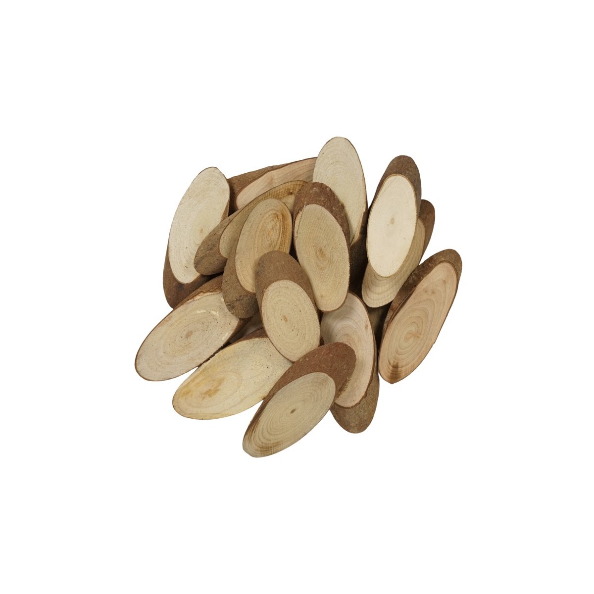 Tranches de bois grand format 24 pièces