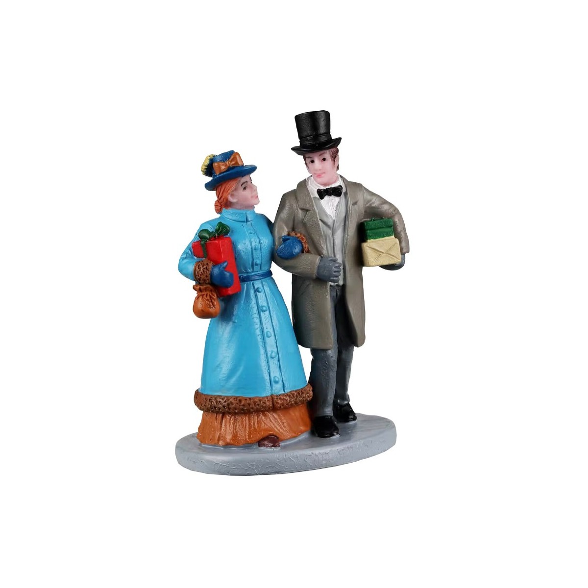 Shopping de Noël en couple Lemax