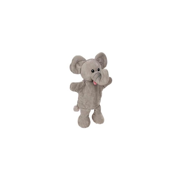 Marionnette à main avec pattes éléphant tissu 31 cm