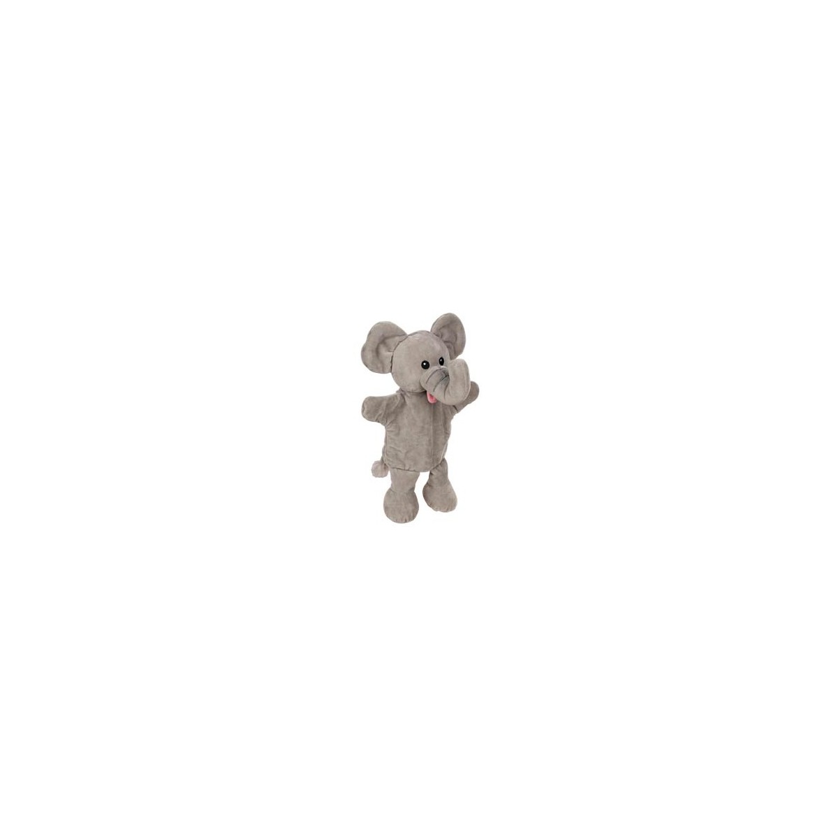 Marionnette à main avec pattes éléphant tissu 31 cm