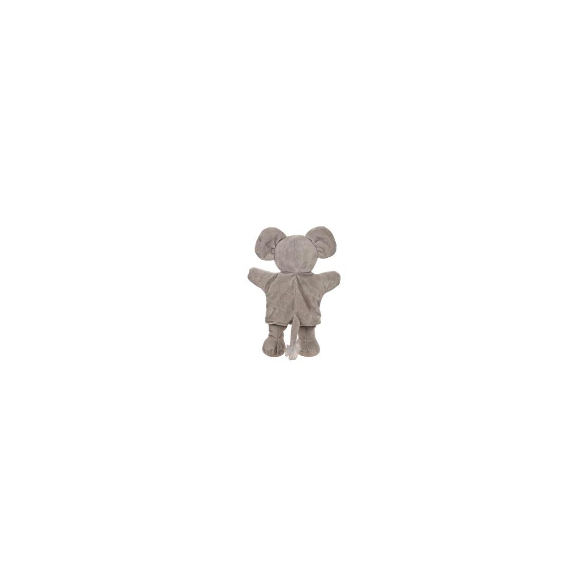 Marionnette à main avec pattes éléphant tissu 31 cm