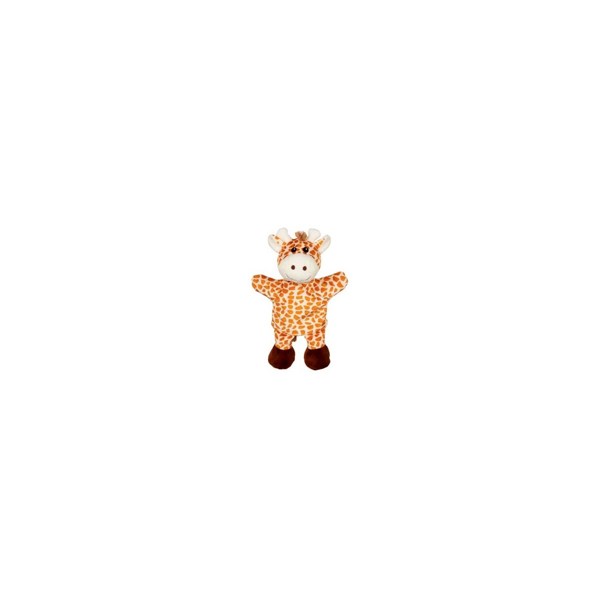 Marionnette à main avec pattes girafe tissu 31 cm