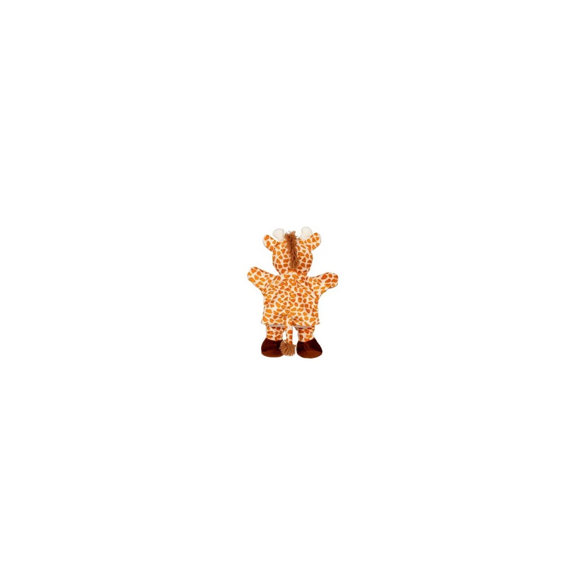 Marionnette à main avec pattes girafe tissu 31 cm