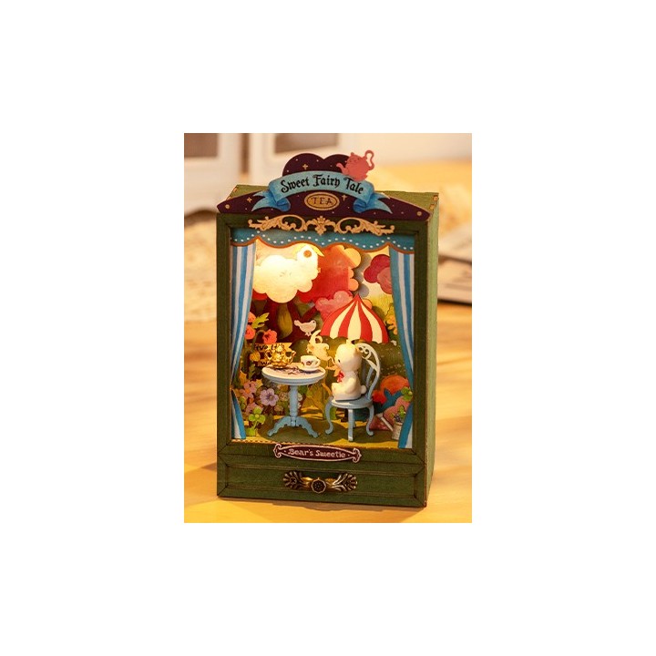 Maquette en bois lumineuse Théâtre Ourson