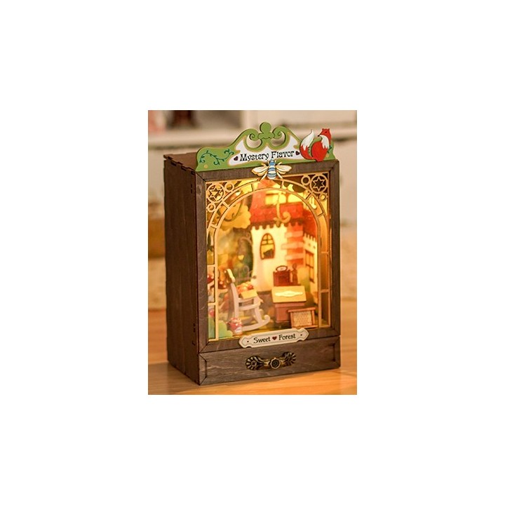 Maquette en bois lumineuse Théâtre Forêt
