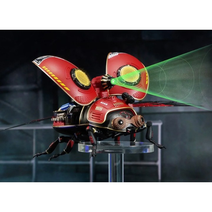 Maquette animée lumineuse Scarabée volant