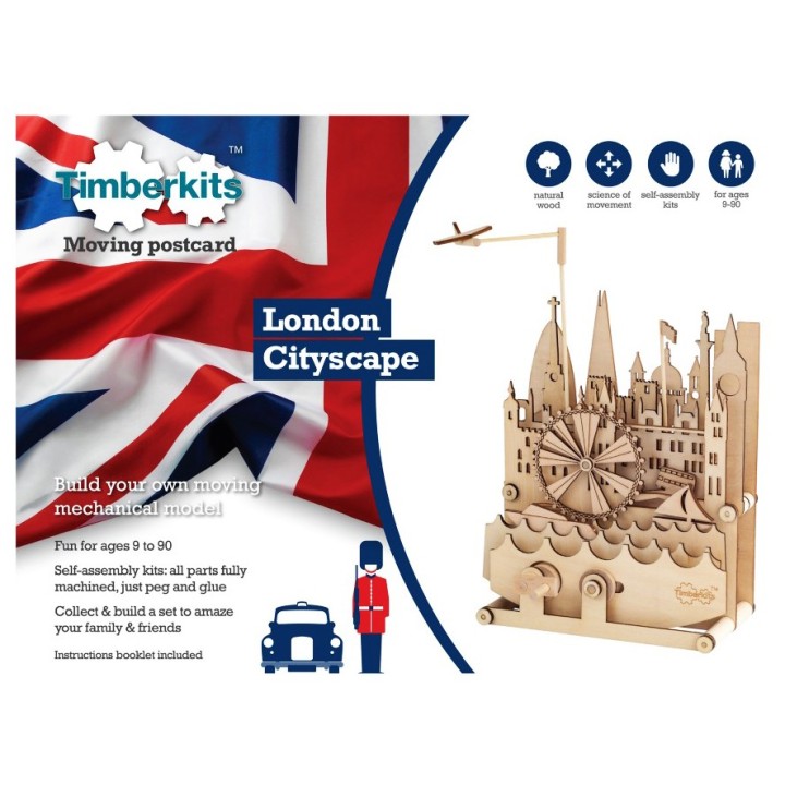 Maquette en bois animée Londres