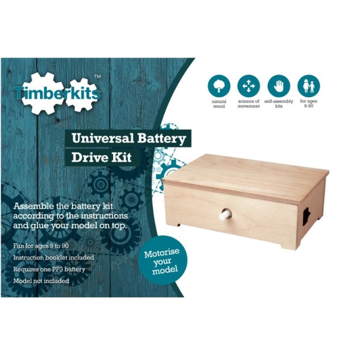 Kit moteur à pile pour automate en bois TIMBERKITS