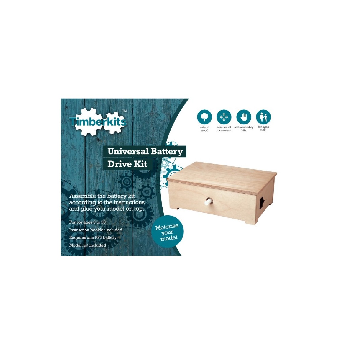 Kit moteur pour automate en bois à pile