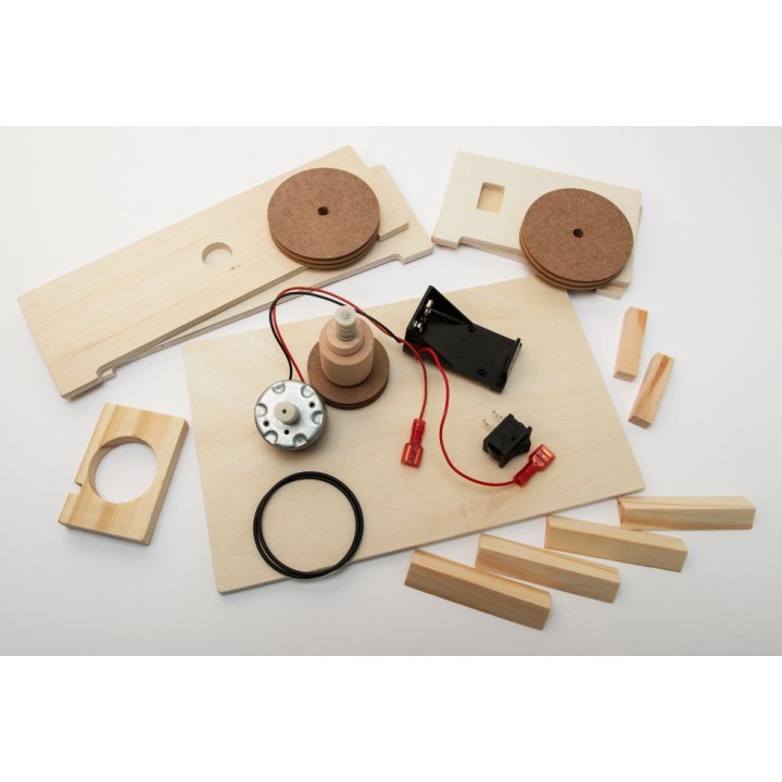 Kit moteur à pile pour automate en bois TIMBERKITS