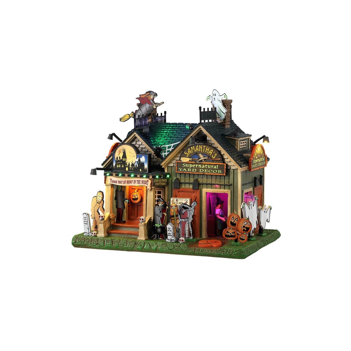 Maison lumineuse Décors fantastiques Lemax Halloween