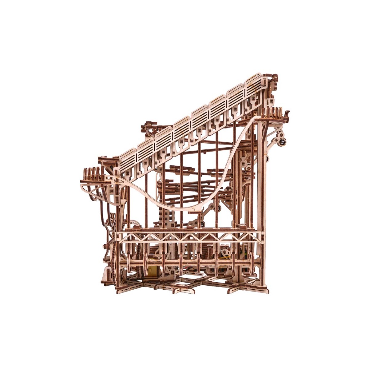 Maquette en bois animée Circuit de billes motorisé