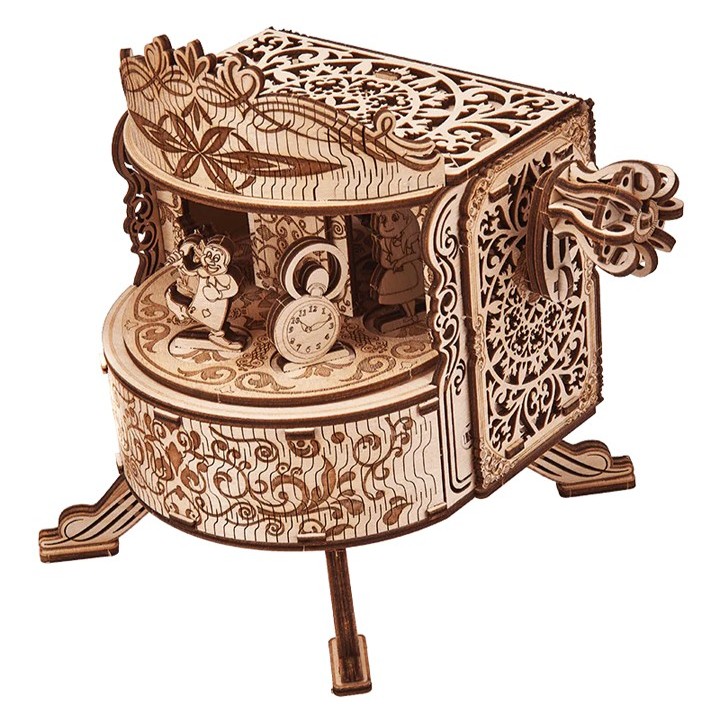 Maquette en bois animée musicale Théâtre Alice