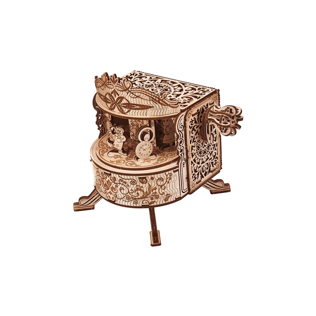 Maquette en bois animée musicale Théâtre Alice