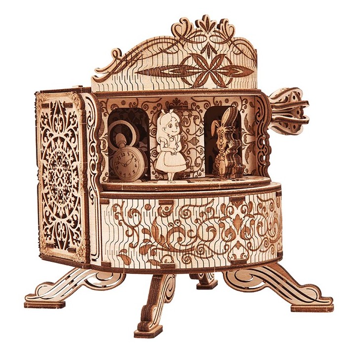 Maquette en bois animée musicale Théâtre Alice