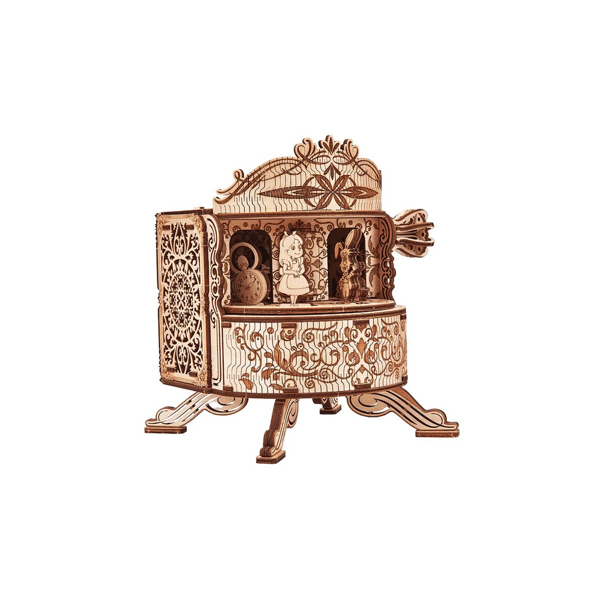 Maquette en bois animée musicale Théâtre Alice