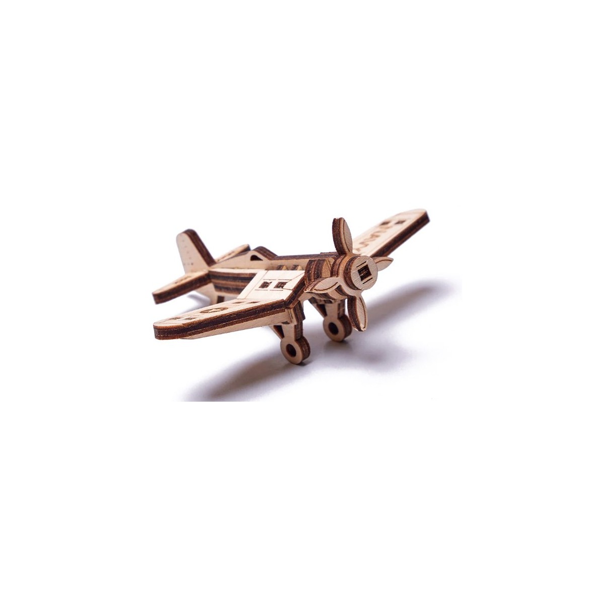 Maquettes en bois Avions et astronaute Lot de 4