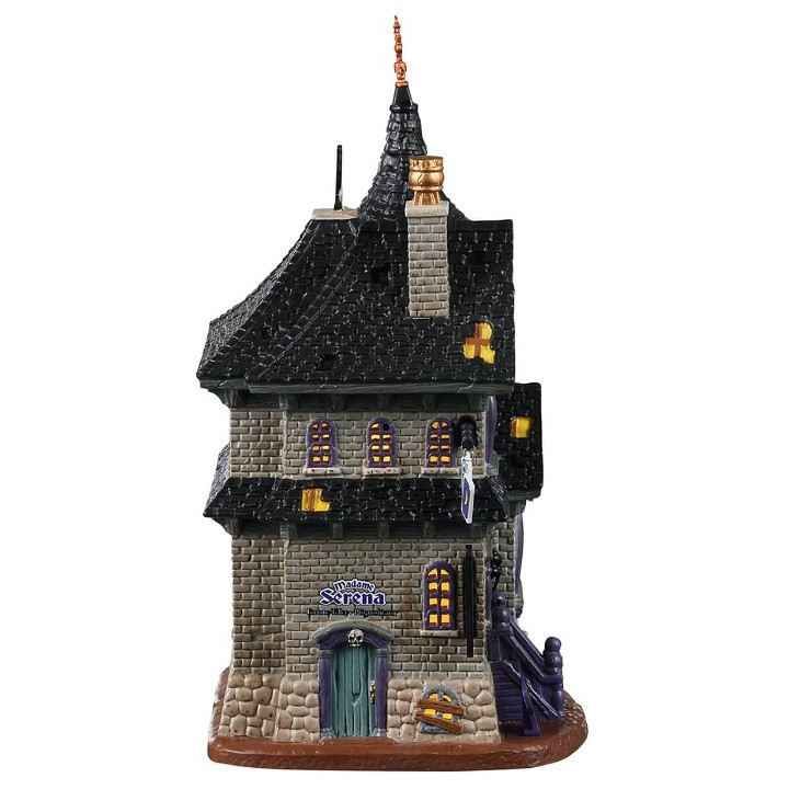 Manoir lumineux Voyante Lemax Halloween
