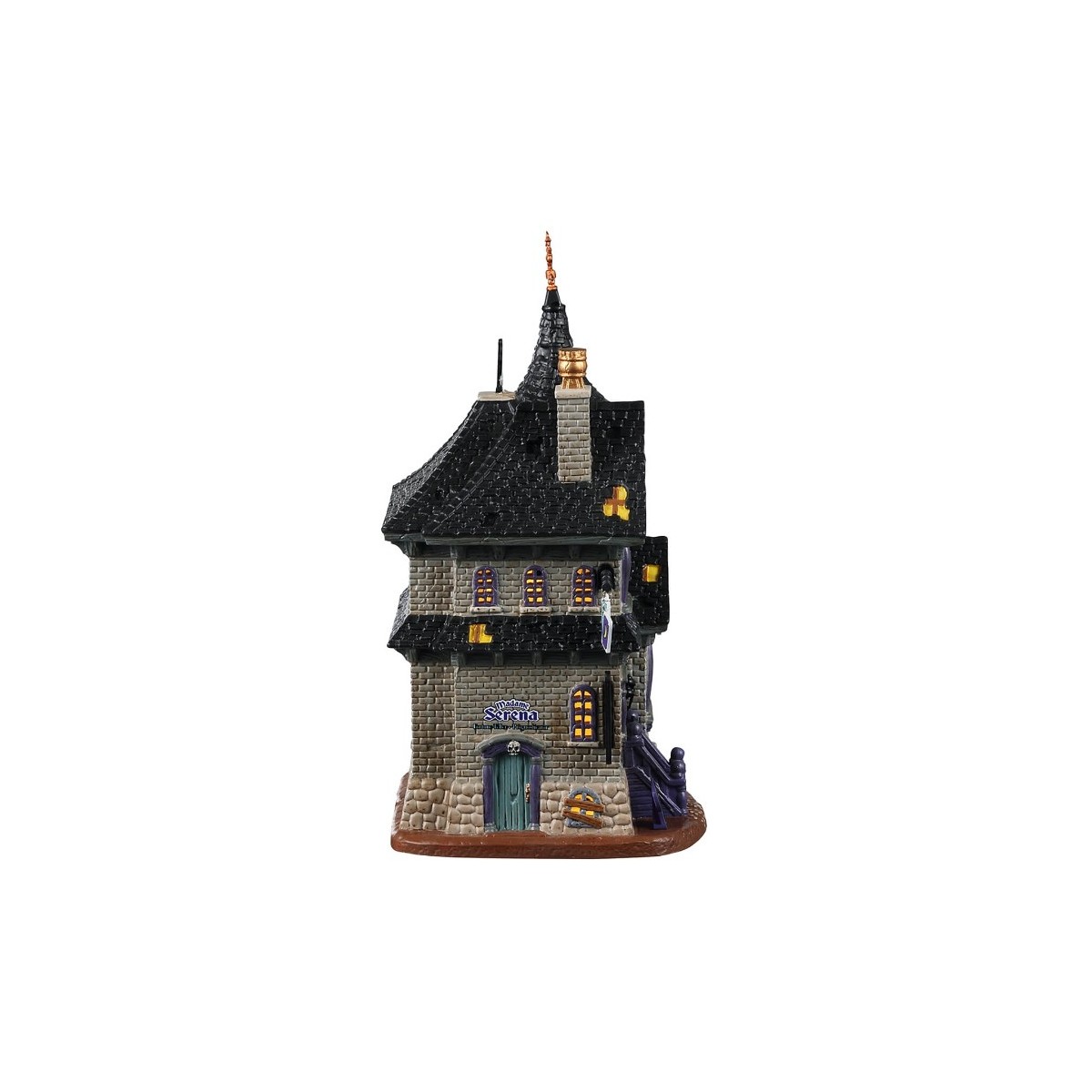Manoir lumineux Voyante Lemax Halloween