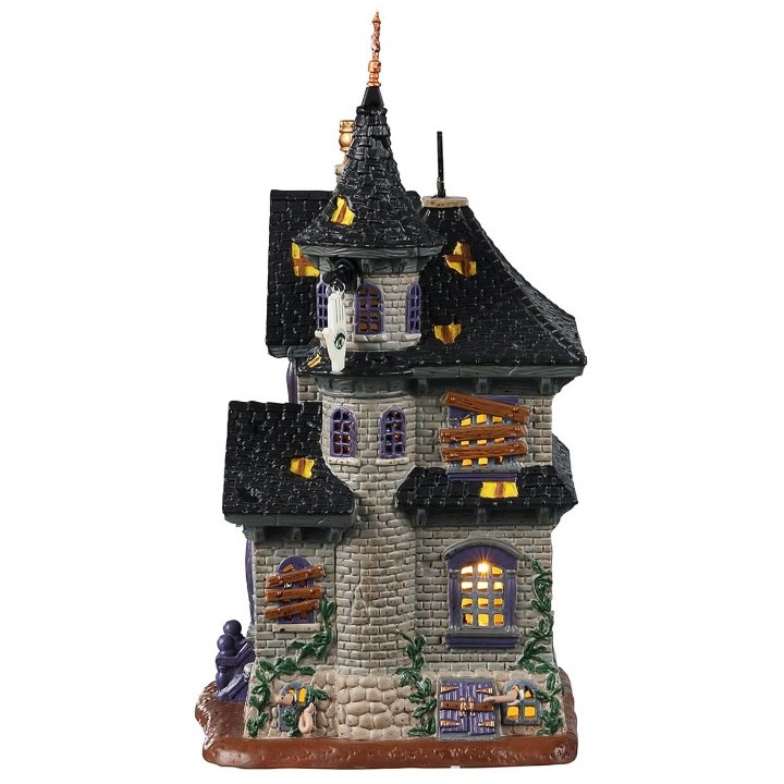 Manoir lumineux Voyante Lemax Halloween