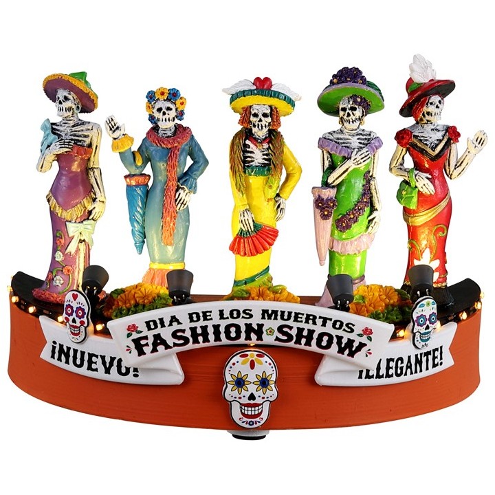 Défilé de squelettes lumineux Lemax Halloween