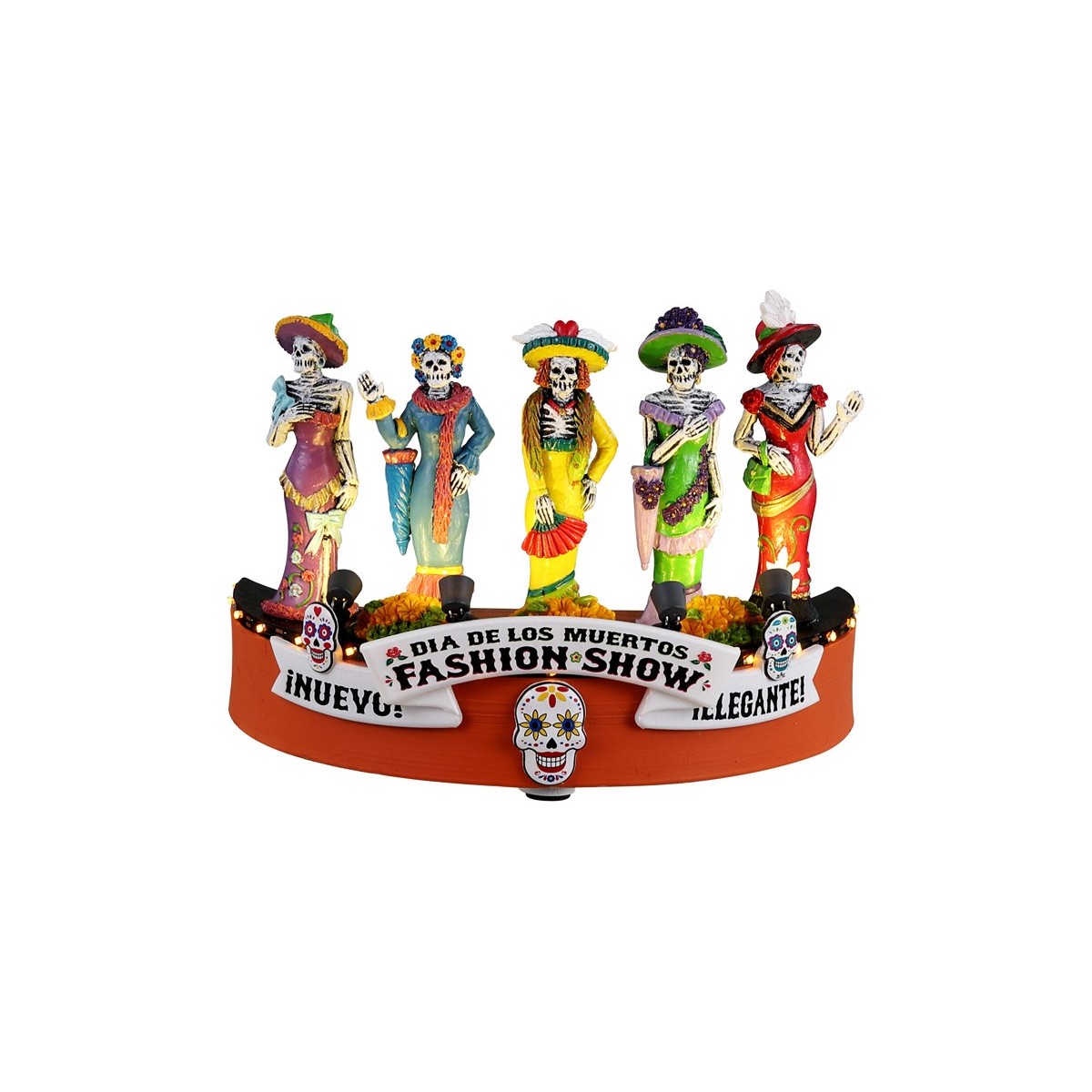 Défilé de squelettes lumineux Lemax Halloween