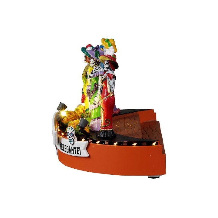 Défilé de squelettes lumineux Lemax Halloween