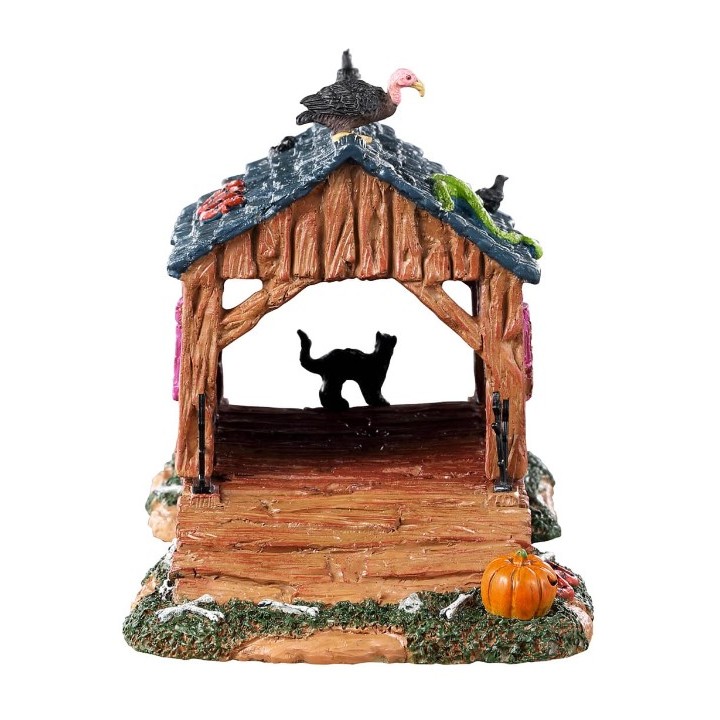 Pont en bois effrayant Lemax Halloween