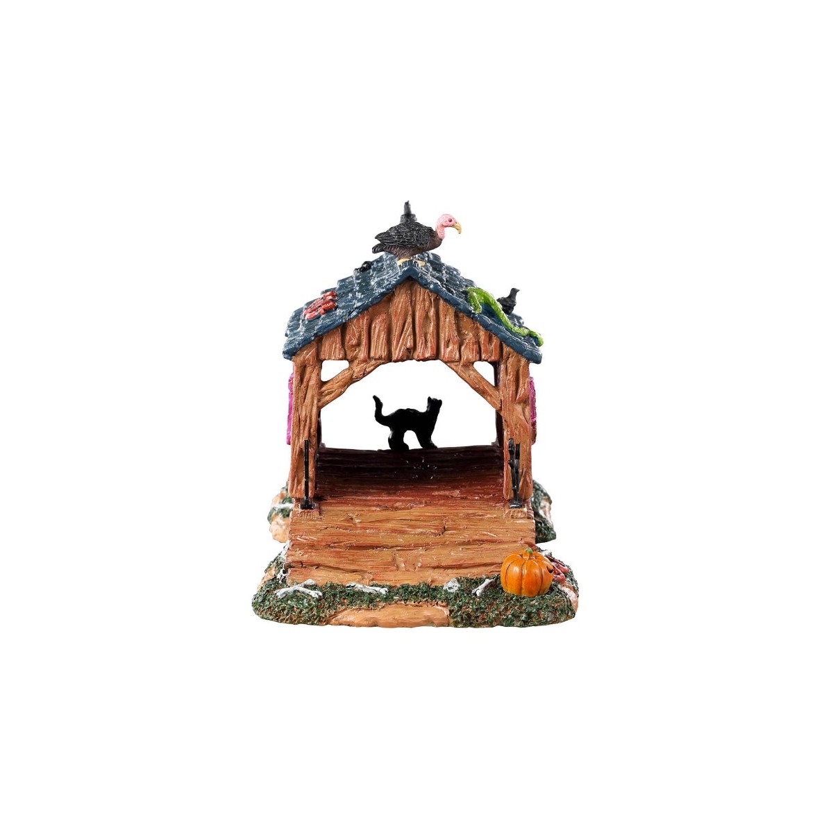 Pont en bois effrayant Lemax Halloween
