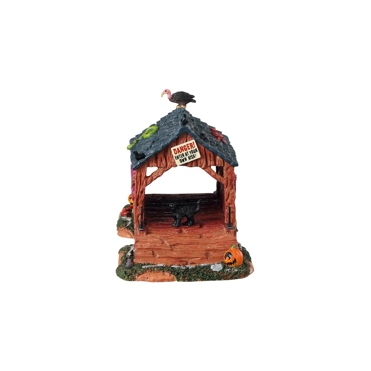 Pont en bois effrayant Lemax Halloween