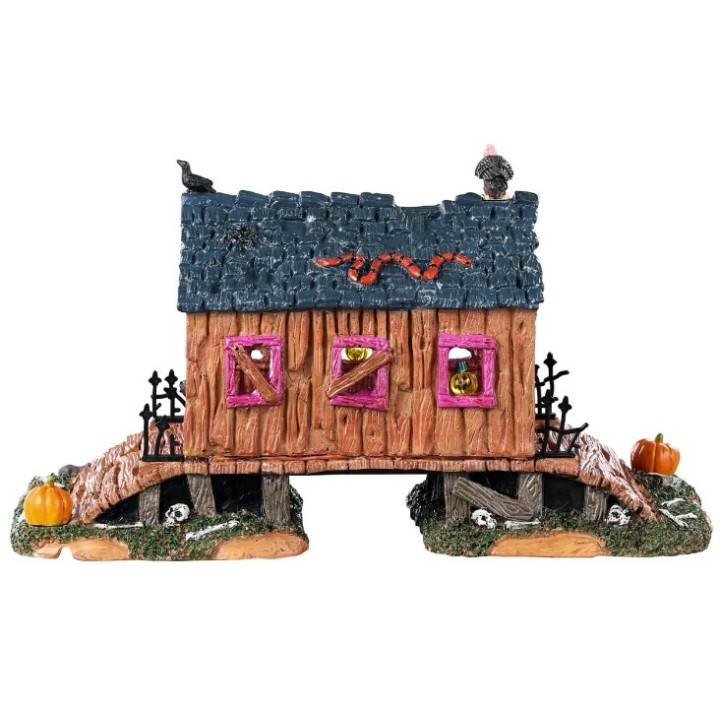 Pont en bois effrayant Lemax Halloween