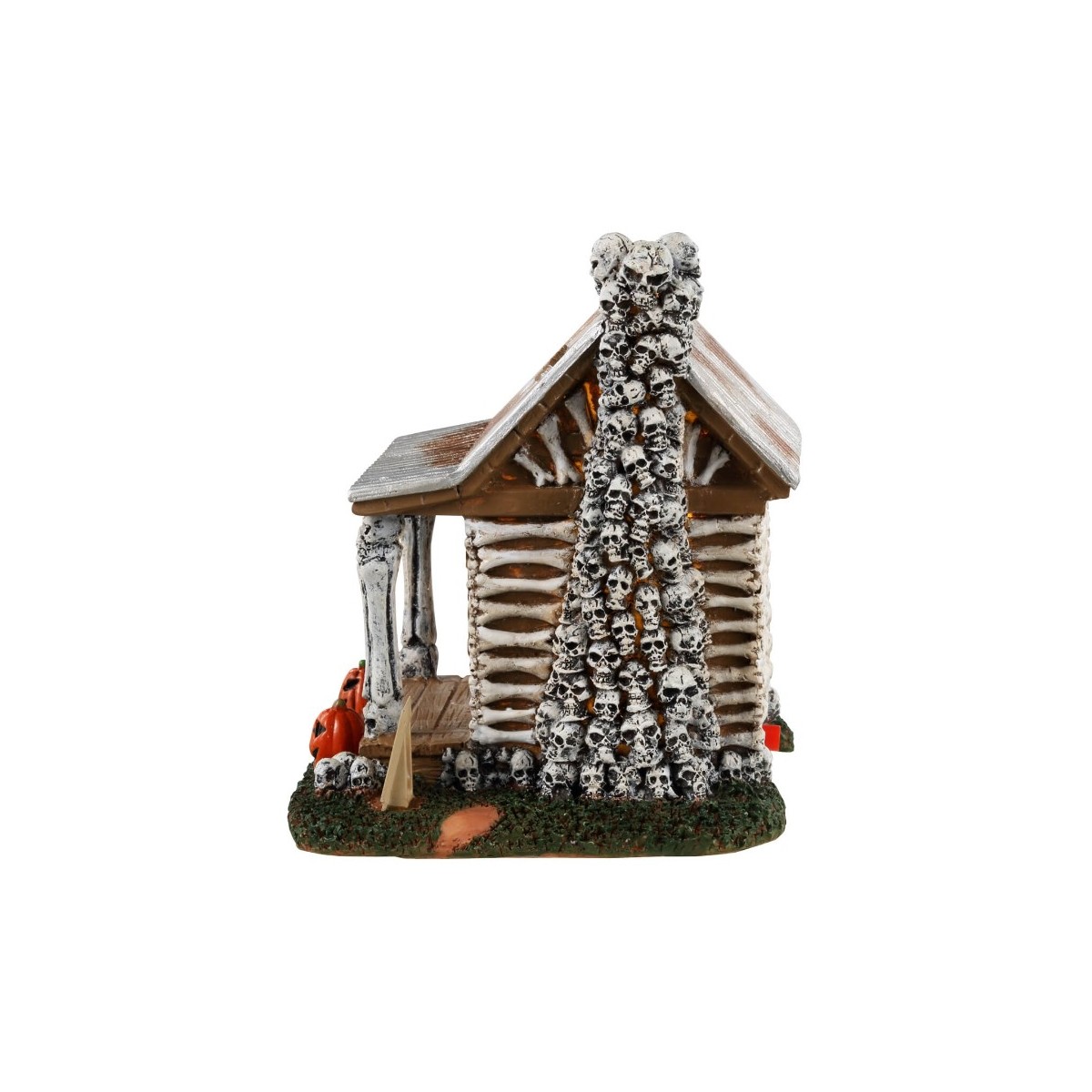 Chalet Squelettes lumineux Lemax Halloween
