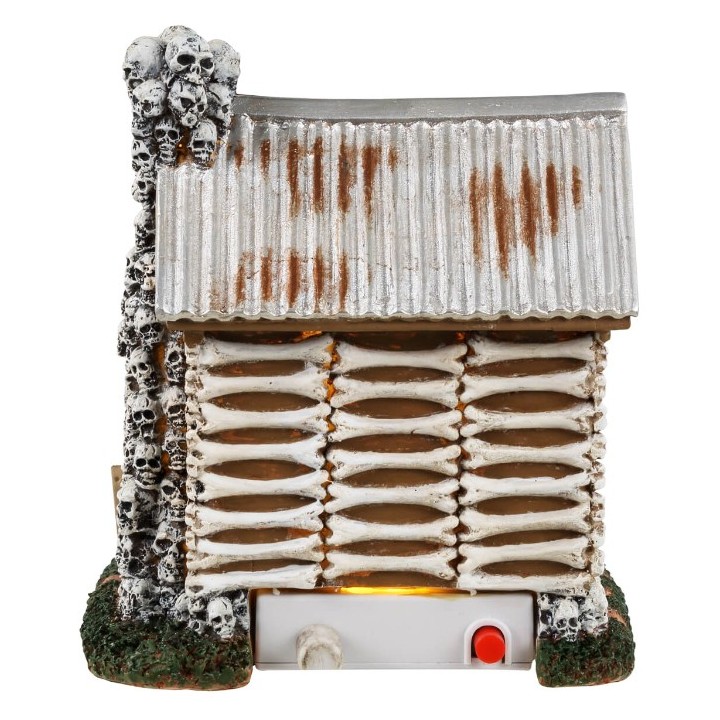 Chalet Squelettes lumineux Lemax Halloween