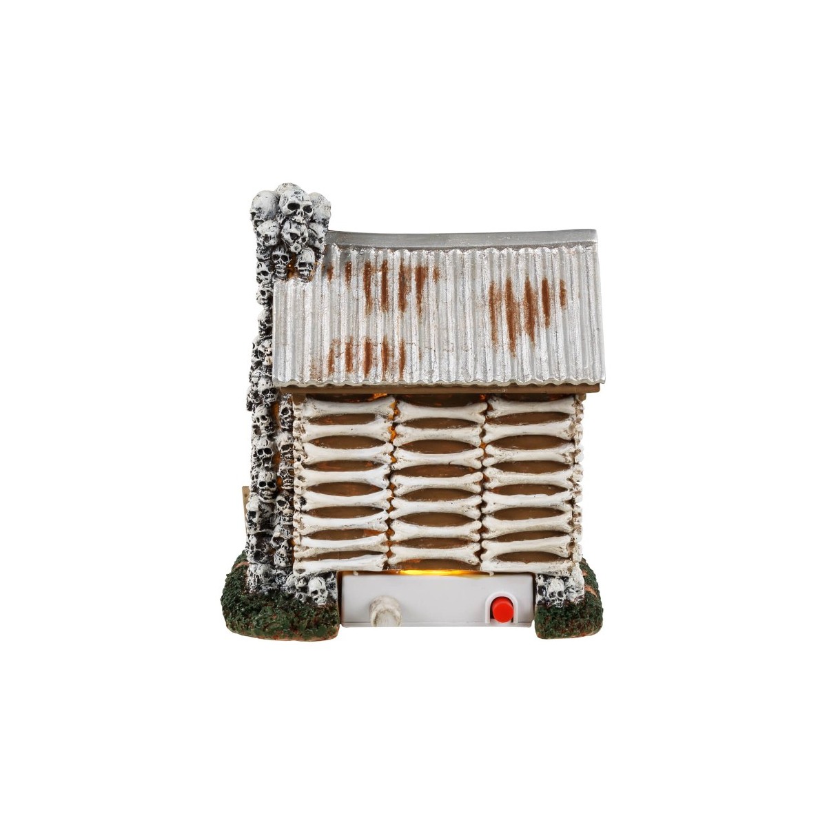 Chalet Squelettes lumineux Lemax Halloween