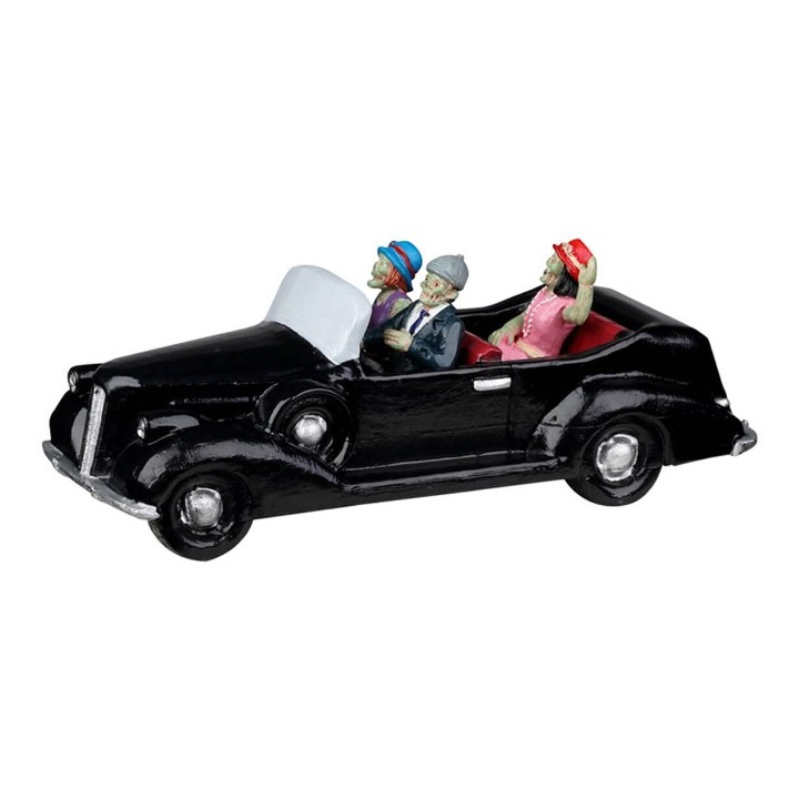 Zombies en voiture Lemax Halloween