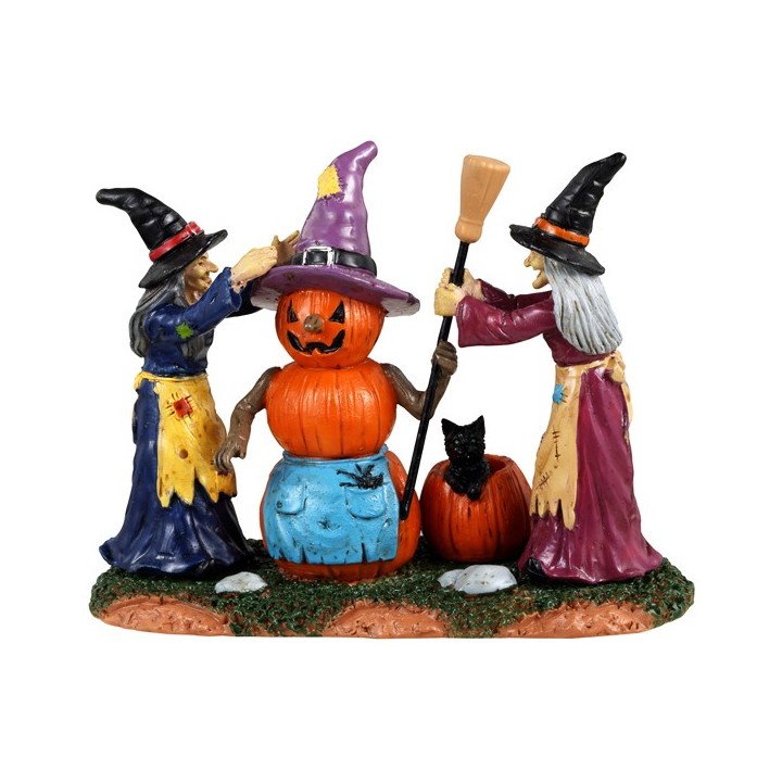 Sorcières et citrouilles Lemax Halloween