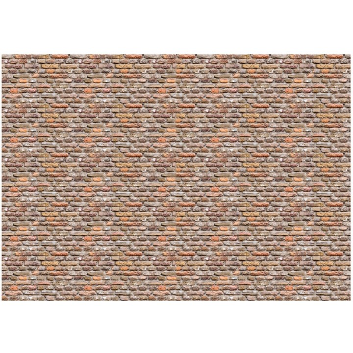 Feuille effet brique 21x29,7 cm