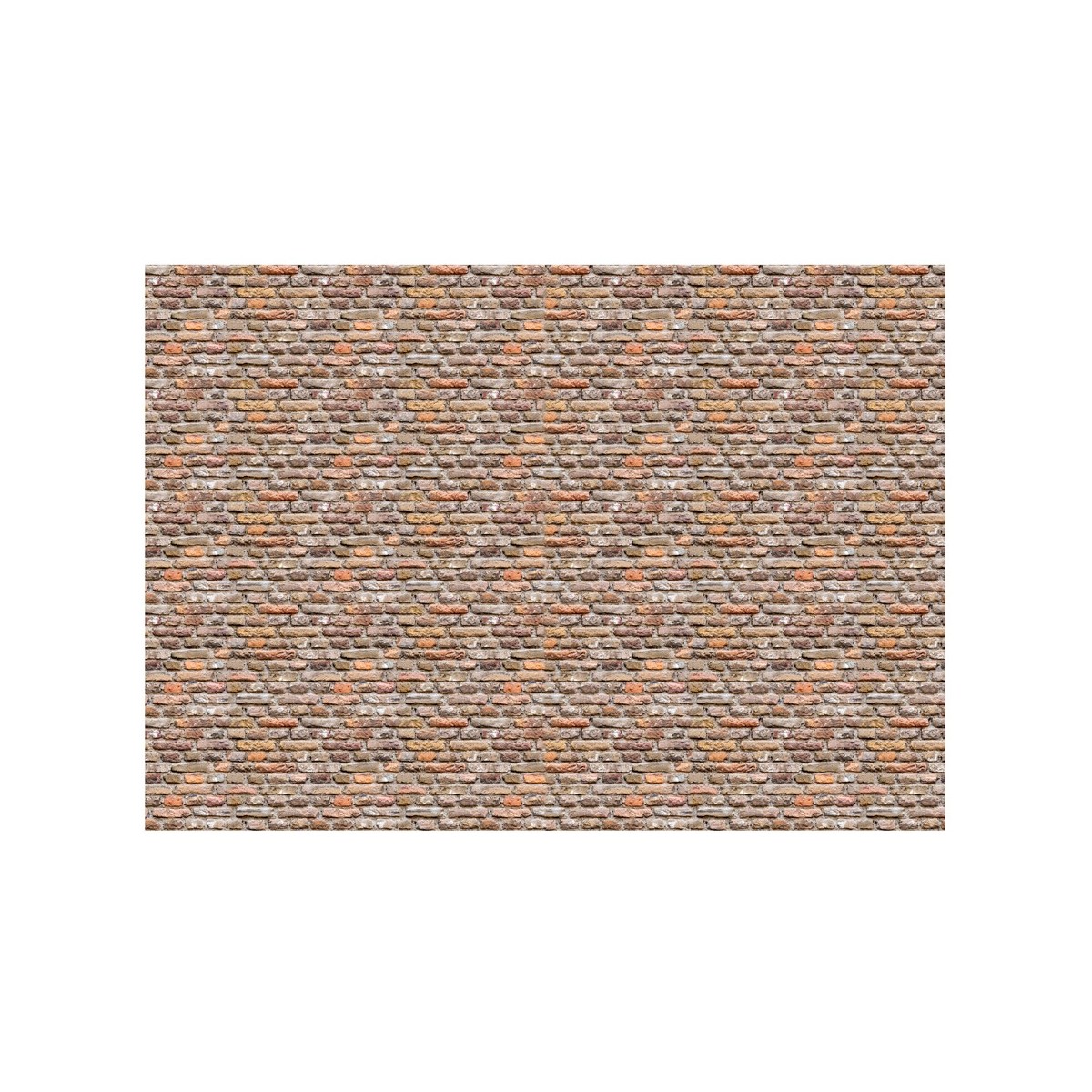Feuille effet brique 21x29,7 cm
